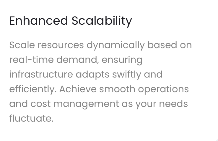 Enhanced Scalability